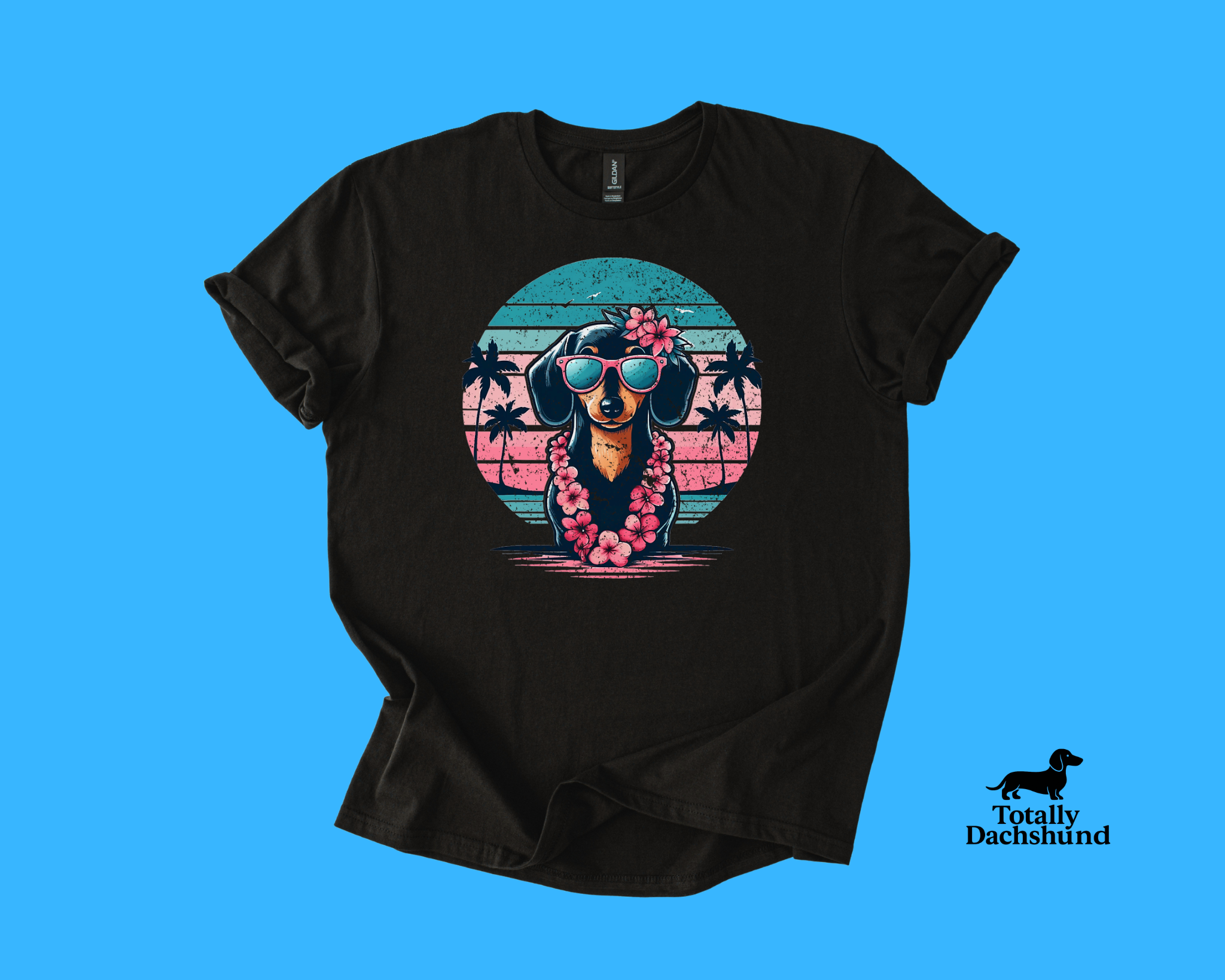 Tropical Vibes Dachshund – Hawaiian Summer