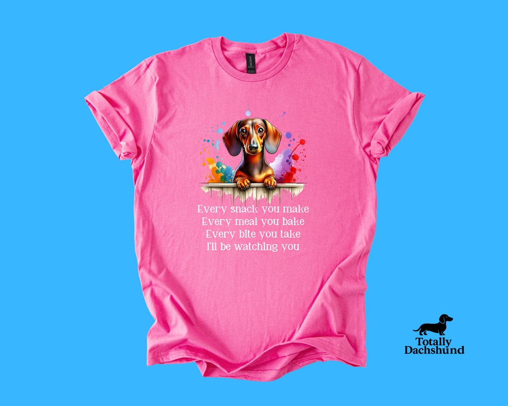 Every Snack You Make – Funny Dachshund Watching You
