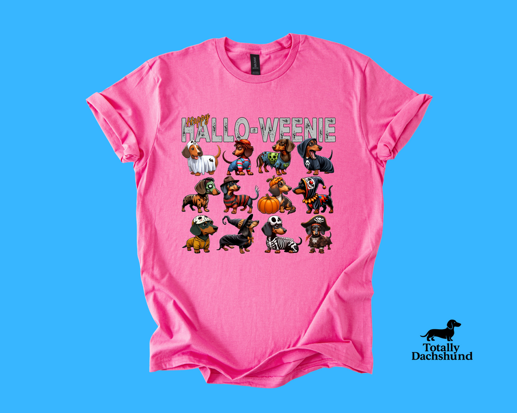 Happy Hallo-Weenie Dachshund Halloween Costume Squad