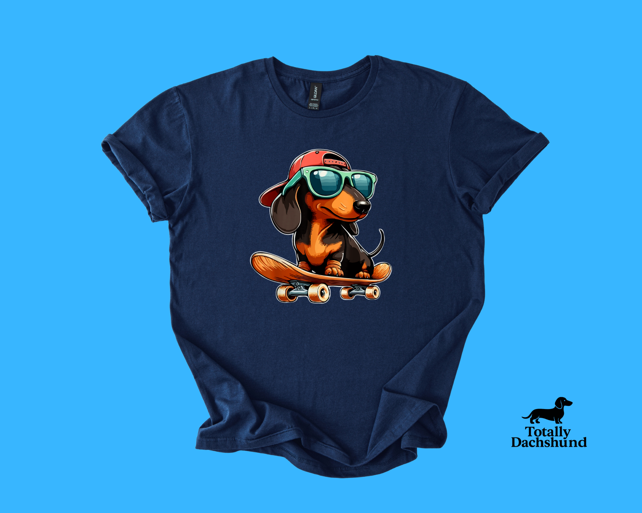 Skater Pup – Funny Skateboarding Dachshund