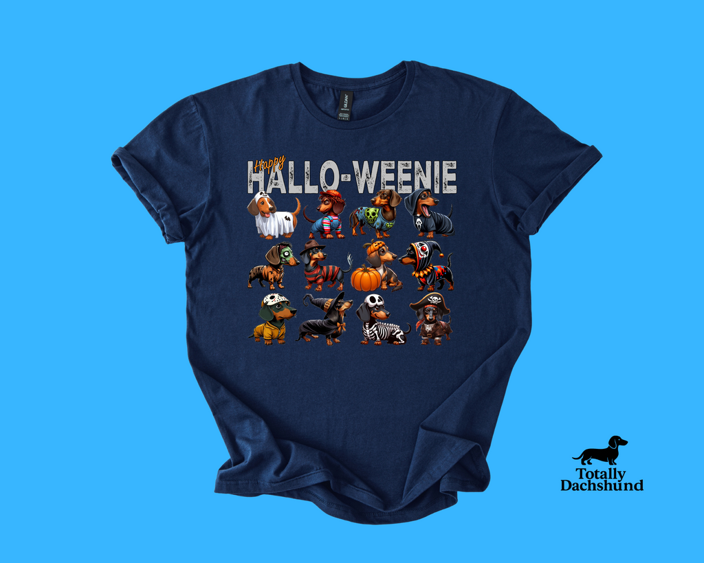 Happy Hallo-Weenie Dachshund Halloween Costume Squad