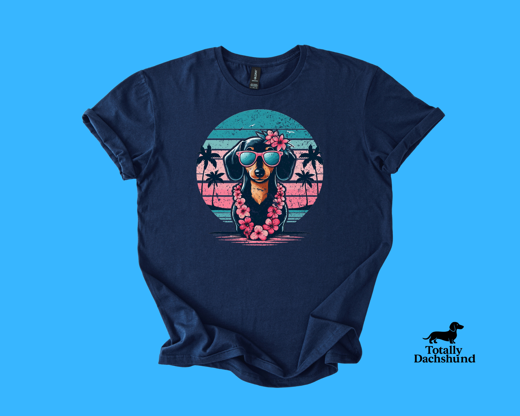 Tropical Vibes Dachshund – Hawaiian Summer