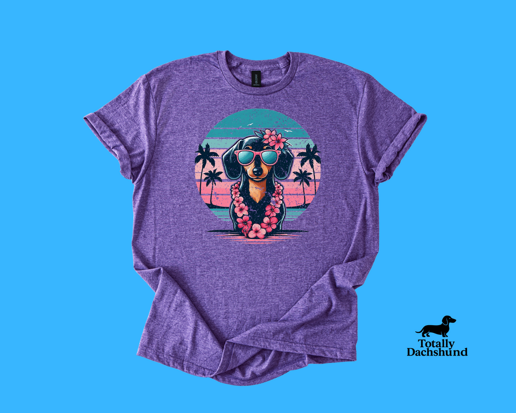 Tropical Vibes Dachshund – Hawaiian Summer
