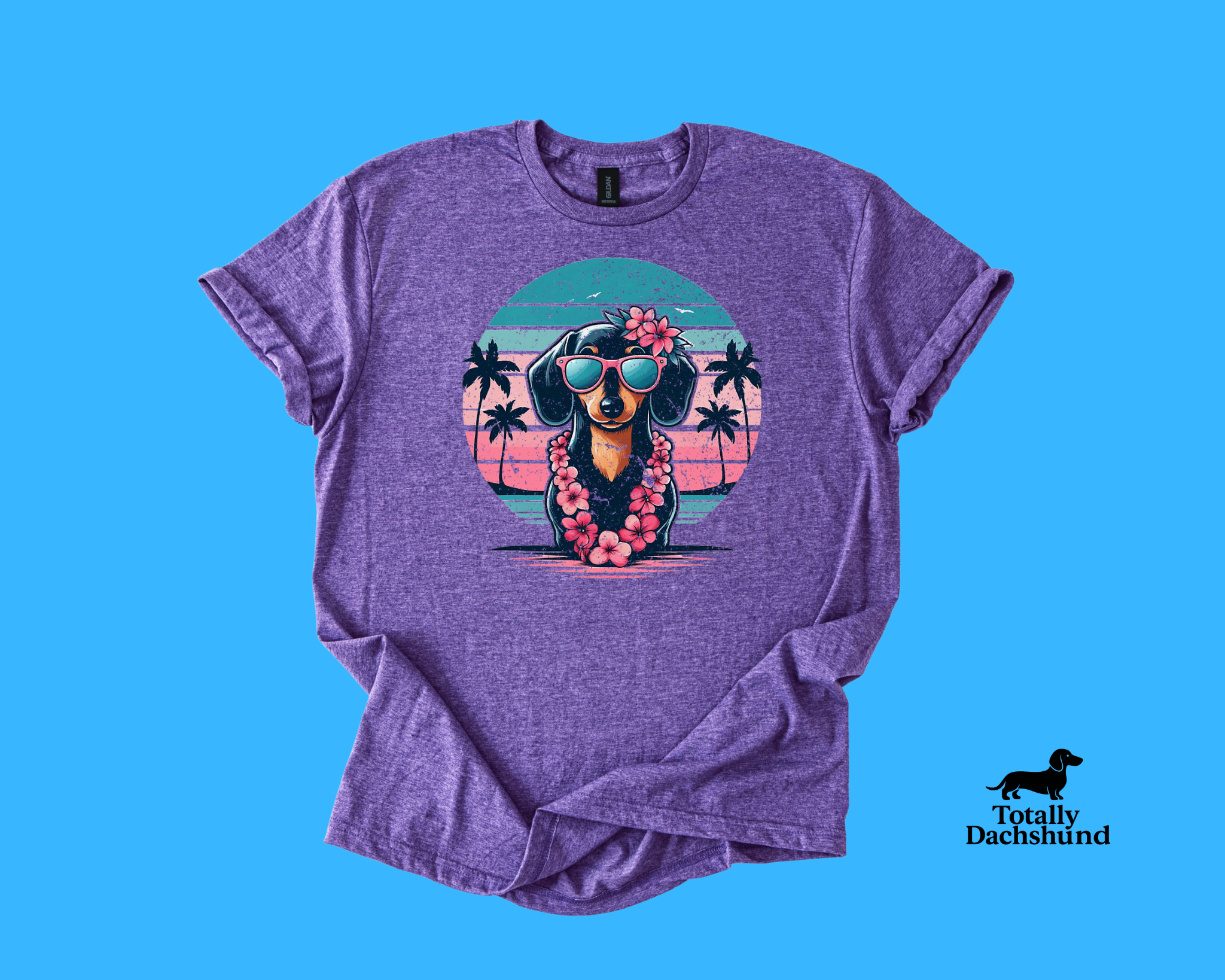 Tropical Vibes Dachshund – Hawaiian Summer