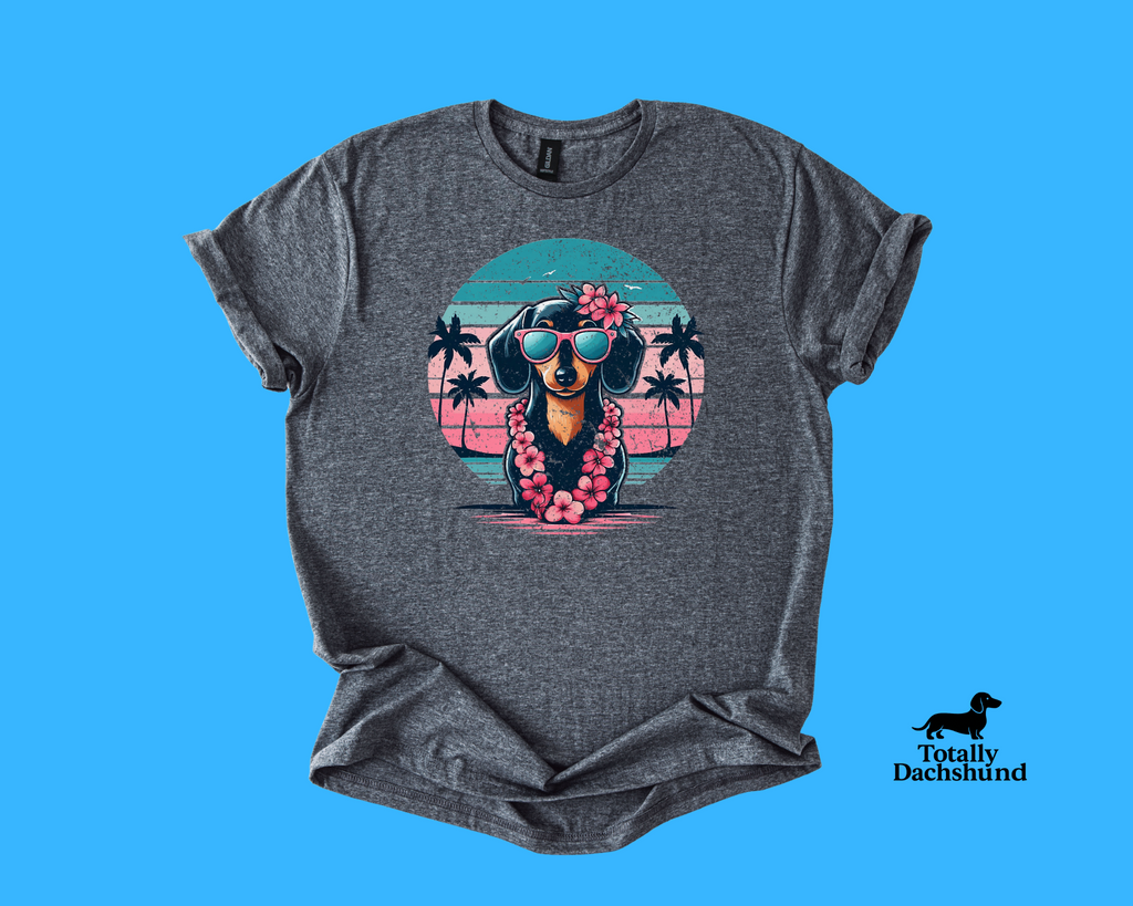 Tropical Vibes Dachshund – Hawaiian Summer