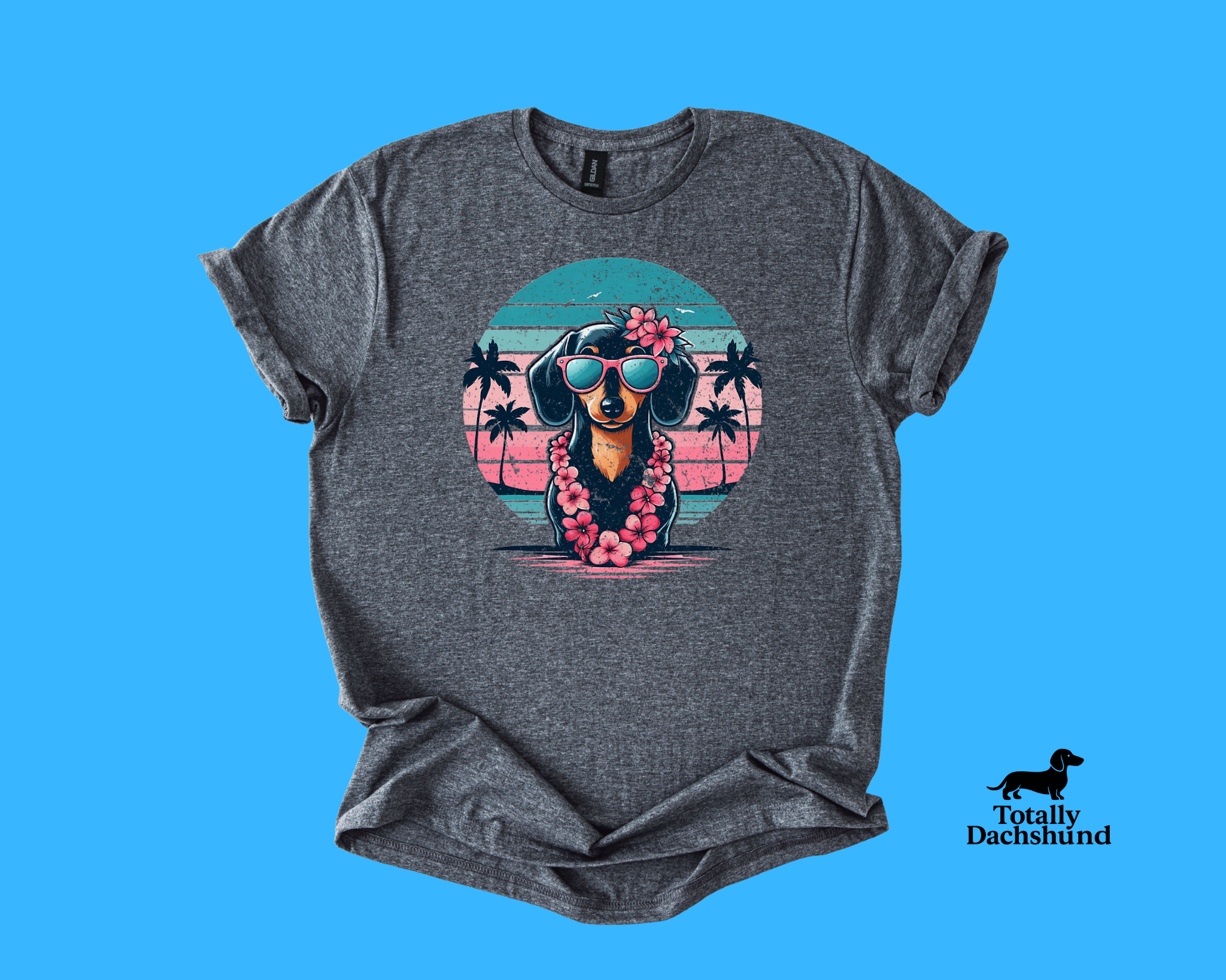 Tropical Vibes Dachshund – Hawaiian Summer